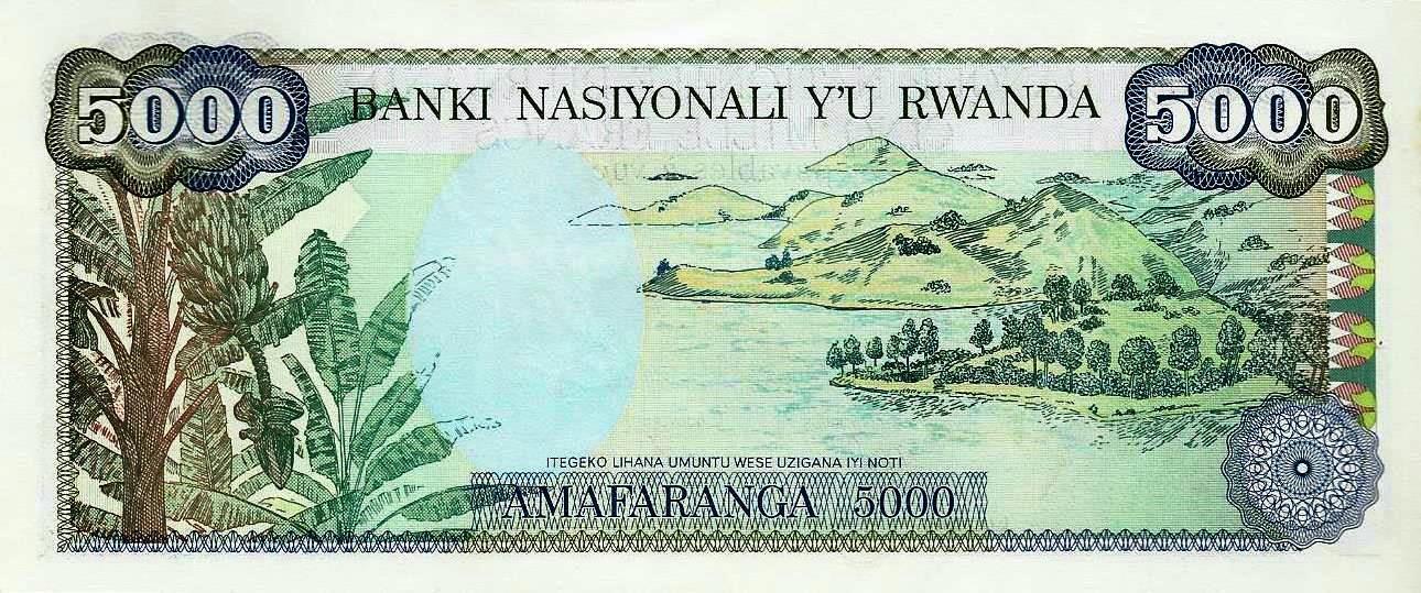 Ruanda - 5000 Francos 1988 (# 22)