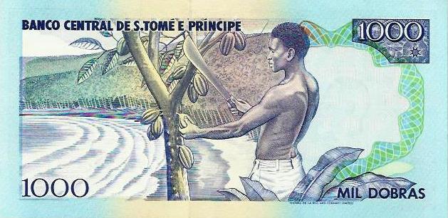 S.T. Principe - 1000 Dobras 1993 (# 64)