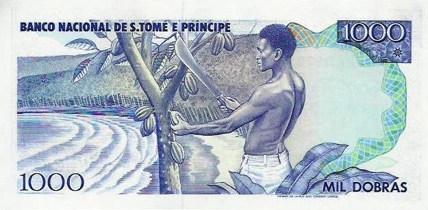 S.T. Principe - 1000 Dobras 1989 (# 62)