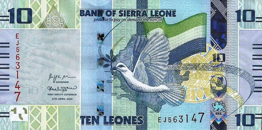 Serra Leoa - 10 Leones 2022 (# 37a)