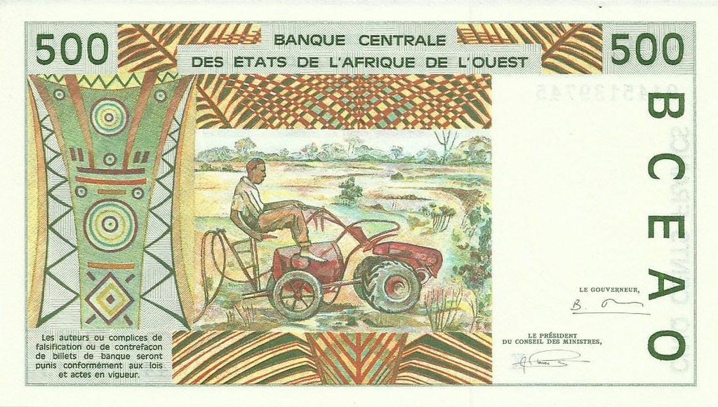 Senegal - 500 Francos 1994 (# 710Kd)