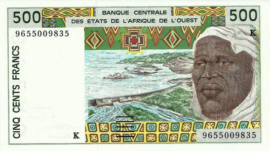 Senegal - 500 Francos 1996 (# 710Kf)