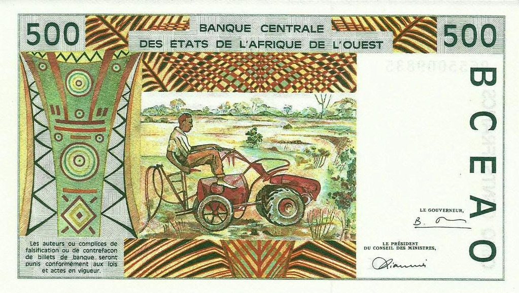 Senegal - 500 Francos 1996 (# 710Kf)