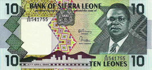 Serra Leoa - 10 Leones 1988 (# 15)
