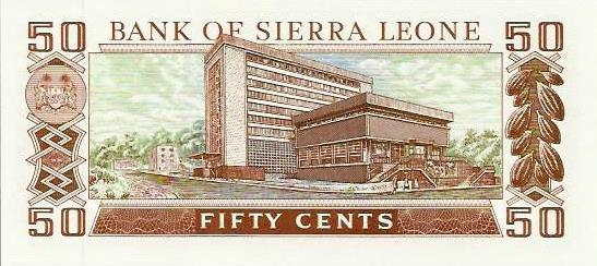 Serra Leoa - 50 Cents Leone 1984 (# 4a)