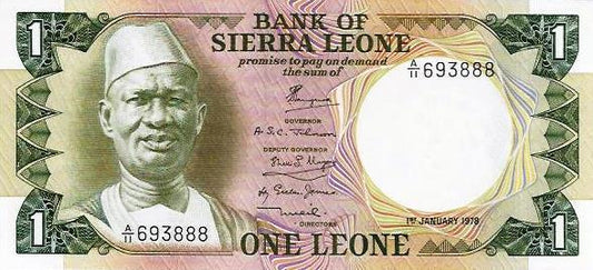 Serra Leoa - 1 Leone 1978 (# 5b)