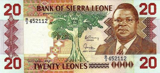 Serra Leoa - 20 Leones 1988 (# 15)
