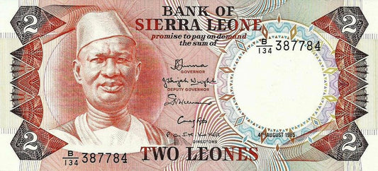 Serra Leoa - 2 Leones 1985 (# 6h)