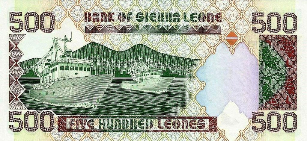 Serra Leoa - 500 Leones 1991 (# 19)