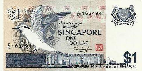 Singapura - 1 Dolar 1976 (# 9)