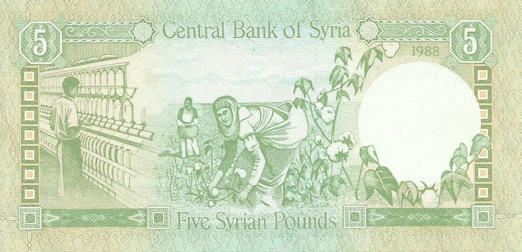 Siria - 5 Libras 1988 (# 100d)
