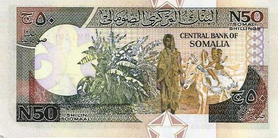 Somalia - 50 Shillings 1991 (# R2)