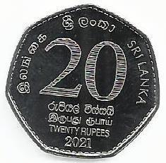 Sri Lanka - 20 Rupias 2021 (# ...) 150º Anivº Censos