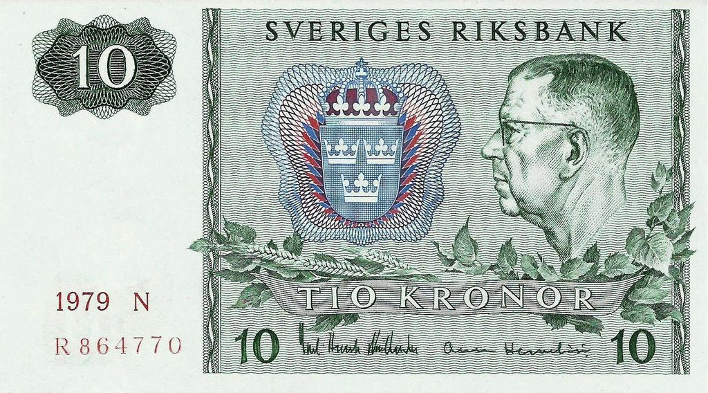 Suécia - 10 Kronor 1979 (# 52d)