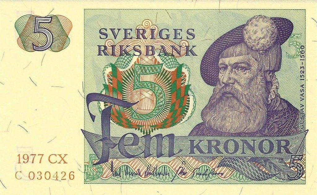 Suécia - 5 Kronor 1977 (# 51d)