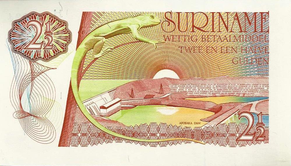 Suriname - 2 1/2 Gulden 1985 (# 24b)
