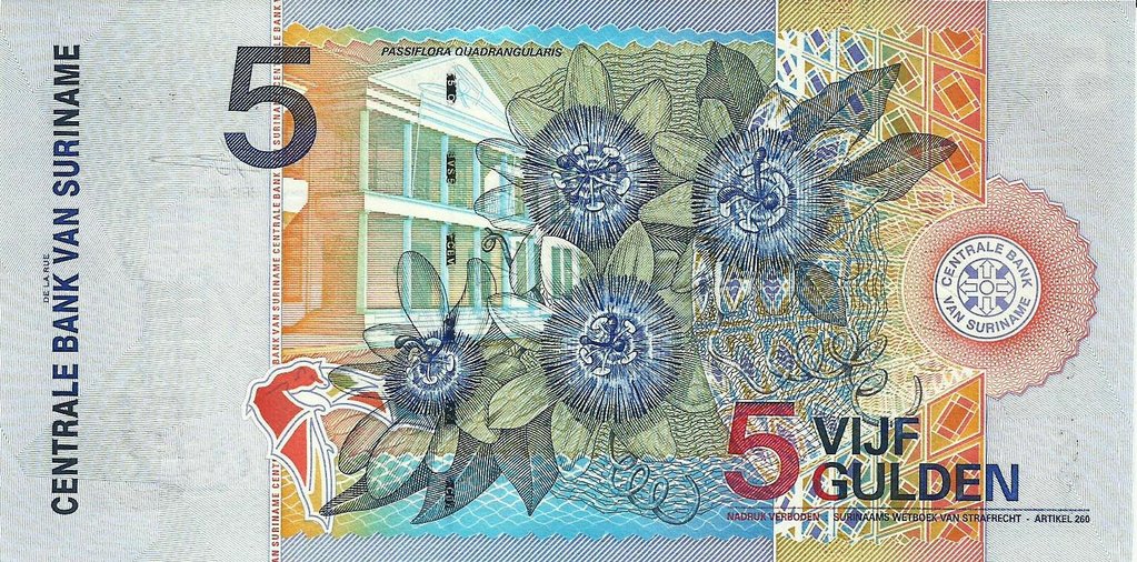 Suriname - 5 Gulden 2000 (# 146)