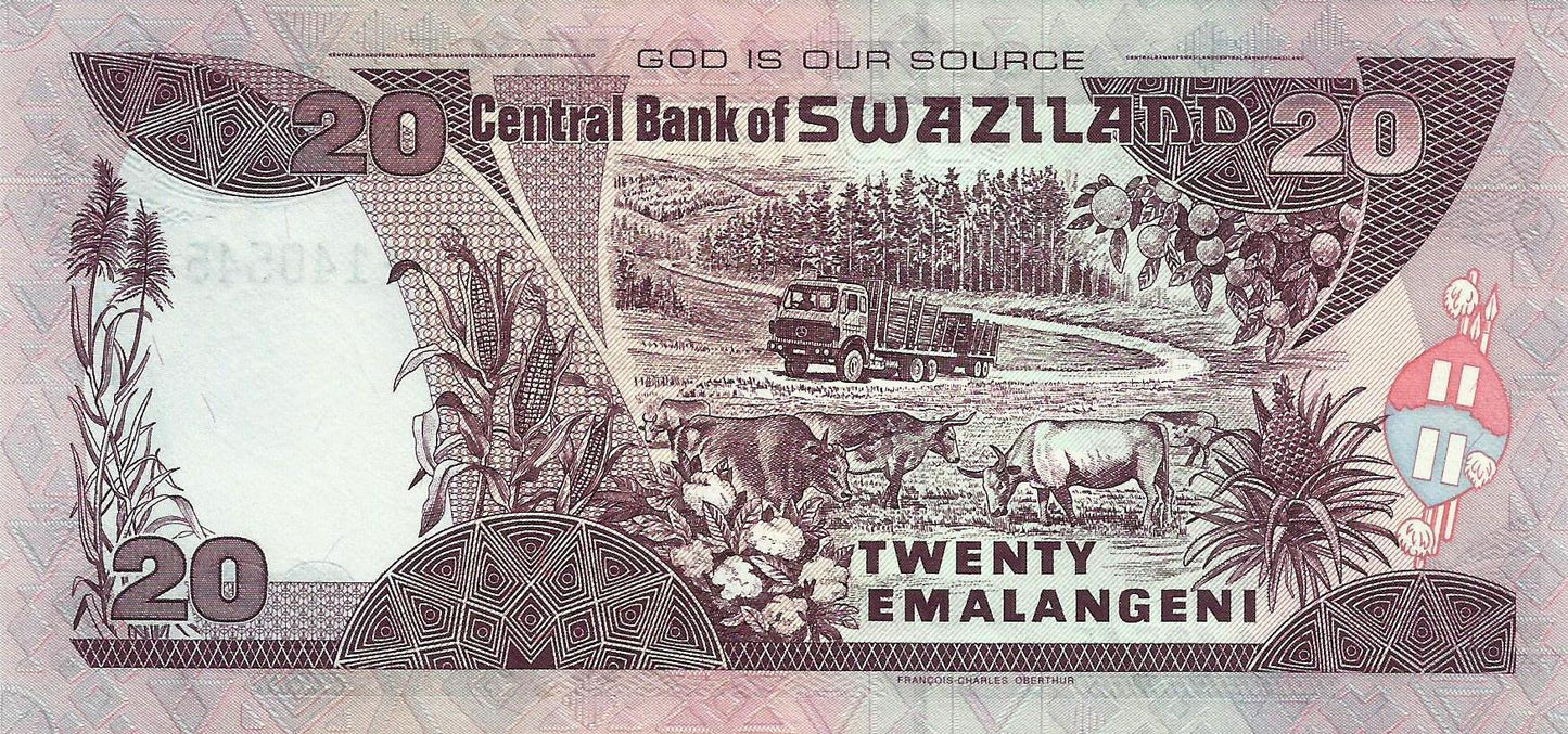 Suazilandia - 20 Emalangeni 2006 (# 30c)