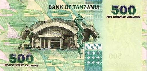 Tanzania - 500 Shilingi 2003 (# 35)