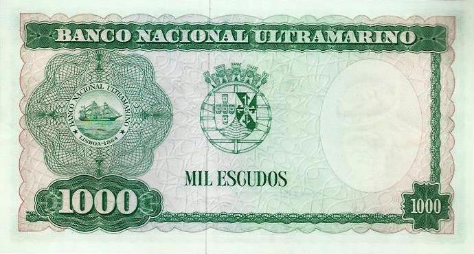 Timor - 1000$00 1968 (# 30)