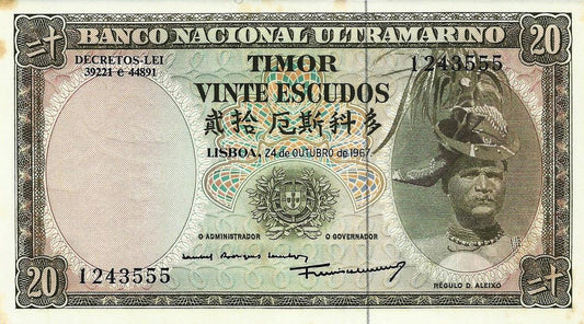 Timor - 20$00 1967 (# 26)