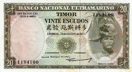 Timor - 20$00 1967 (# 26)