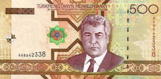 Turquemenistão - 500 Manat 2005 (# 19)