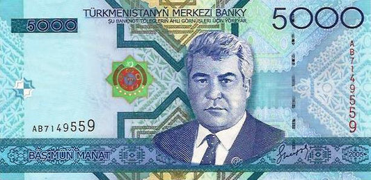 Turquemenistão - 5000 Manat 2005 (# 21)
