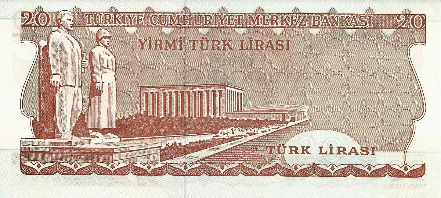Turquia - 20 Liras 1974 (# 187b)