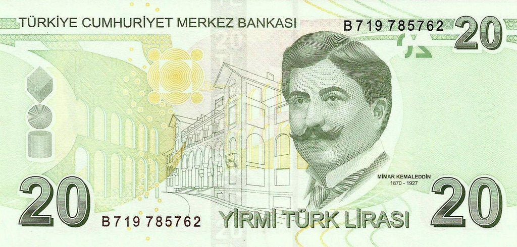 Turquia - 20 Liras 2013 (# 224b)