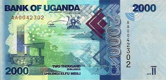 Uganda - 2000 Shillings 2010 (# 50)
