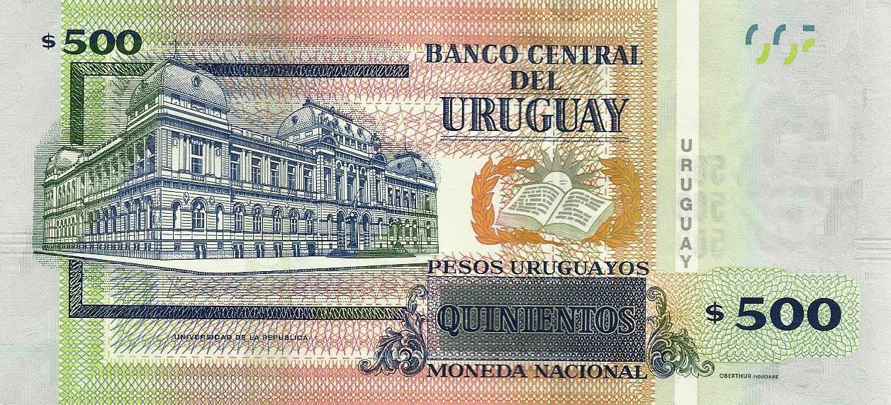 Uruguai - 500 Pesos 2014 (# 90c)
