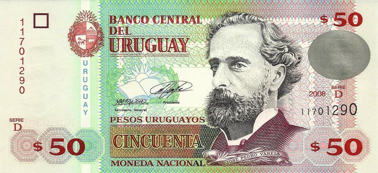 Uruguai - 50 Pesos 2008 (# 87)