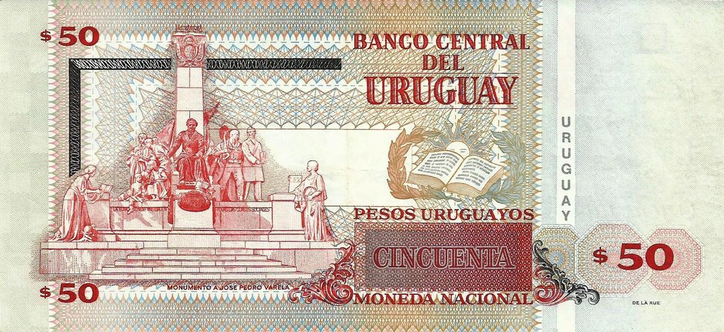 Uruguai - 50 Pesos 2011 (# 87b)(Substituição)