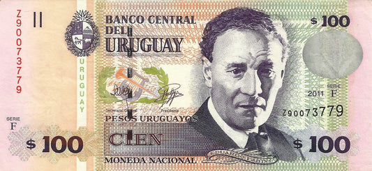 Uruguai - 100 Pesos 2011 (# 88b)