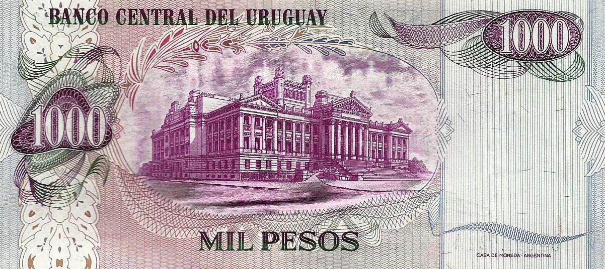 Uruguai - 1000 Pesos 1974 (# 52)
