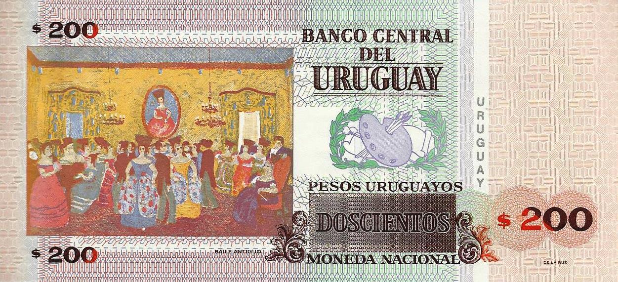 Uruguai - 200 Pesos 2011 8# 89c)