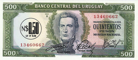 Uruguai - 500 Pesos 1975 (# 54)