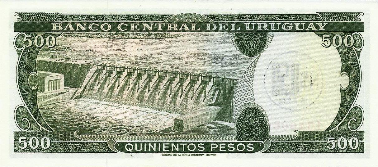 Uruguai - 500 Pesos 1975 (# 54)