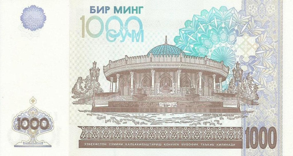 Uzebequistão - 1000 Sum 2001 (# 82)