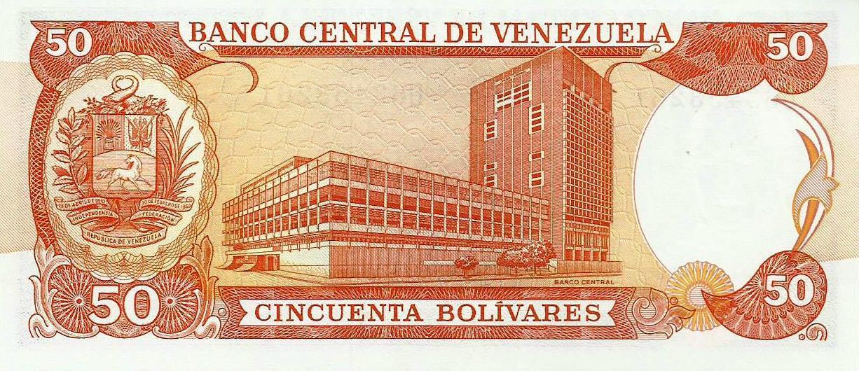 Venezuela - 50 Bolivares 1995 (# 65e)