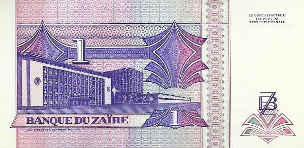 Zaire - 1 Novo Zaire 1993 (# 52)