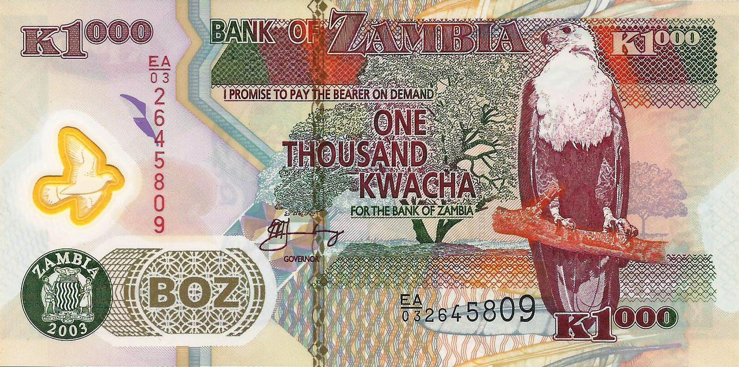 Zâmbia - 1000 Kwacha 2003 (# 44b)