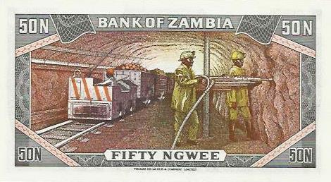 Zâmbia - 50 Ngwee 1973 (# 14a)