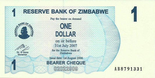Zimbabwé - 1 Dolar 2006 (# 37)