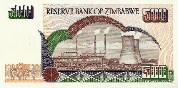 Zimbabwé - 500 Dolares 2004 (# 11)