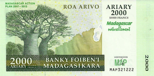 Madagascar - 2000 Francos 2007 (# 93)