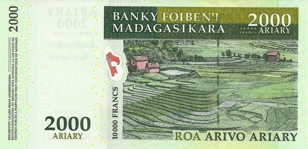 Madagascar - 2000 Francos 2007 (# 93)