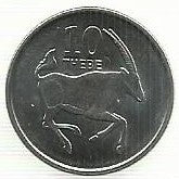 Botswana - 10 Thebe 2002 (Km# 27)