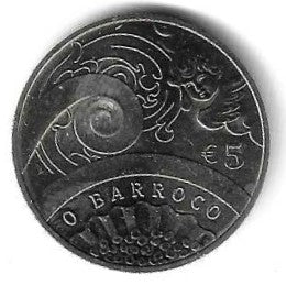 Portugal - 5 Euro 2018 (Km# 890) Barroco